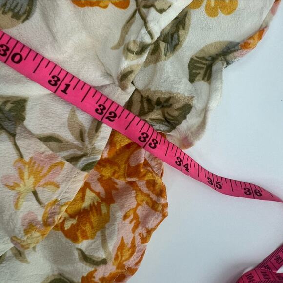 Kivari Blake Tie Front Floral Mini Dress Sz 6 - Picture 10 of 10